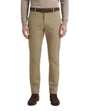 Meyer NewYork pantalon katoen bruin normale fit