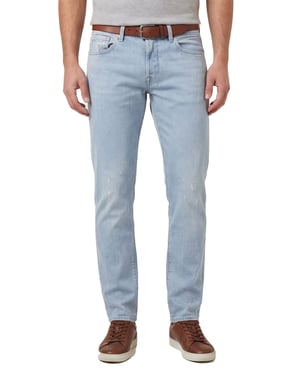 Replay jeans Grover straight fit lichtblauw denim