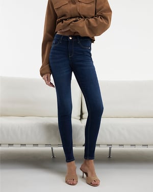 River Island Womens Skinny Jeans Blue Sculpt Trousers