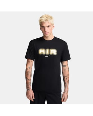 Nike Air Mens Black Gold Neon Graphic T-Shirt