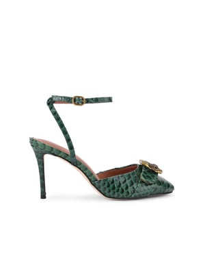 Kurt Geiger London Mayfair Closed Toe Sandal Heels
