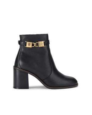 Kurt Geiger London Leather Kingsley Block Ankle Boots