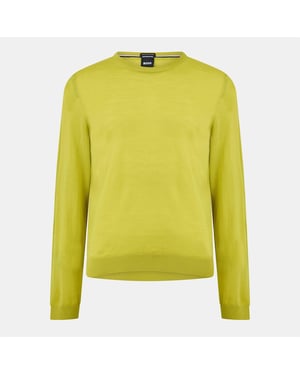 Hugo Boss Heren Leno-P Trui (Helder groen)