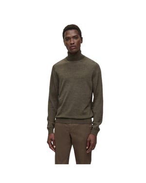 Boss Mens Musso-P Jumper (Mörkgrön)