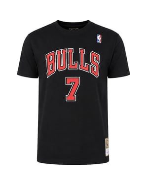 Mitchell & Ness NBA Chicago Bulls HWC Mens Black T-Shirt