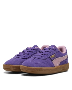 Boys Puma Low Top Trainers in TmVolt-PosdPnk
