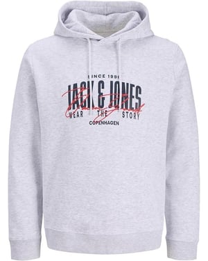 Jack & Jones Men's Hoodie Hooded Pullover