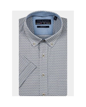 R.B. Boston Casual hemd korte mouw marshall ss button down 516670/832