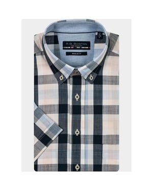 R.B. Boston Casual hemd korte mouw marshall ss button down 516670/24