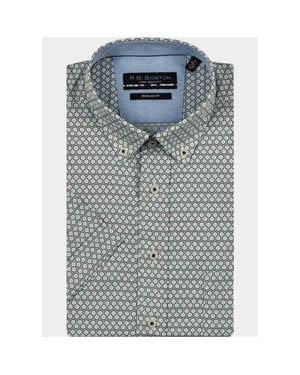 R.B. Boston Casual hemd korte mouw marshall ss button down 516670/113