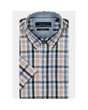R.B. Boston Casual hemd korte mouw marshall ss button down 516670/20