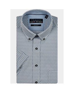 R.B. Boston Casual hemd korte mouw marshall ss button down 516670/632