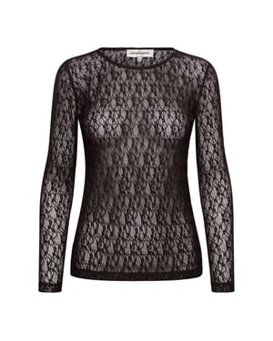 &Co Woman Tris lace chocolate