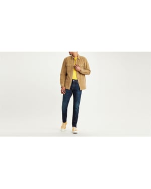 Levis Mens 512 Tapered Leg Slim Jeans (Mörk indigo)