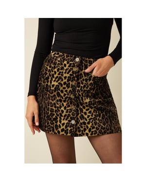 King Louie 10681 garbo skirt fargo cord nat