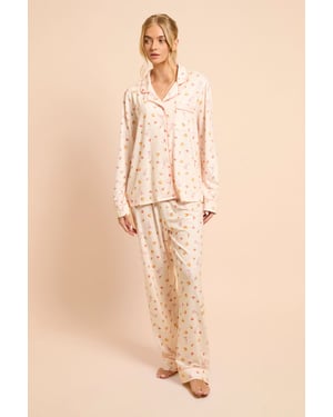 Pumpkins Long Sleeve Jersey Pyjama Set