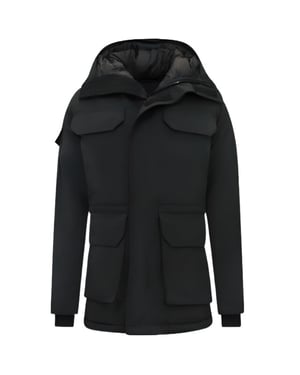 Beluomo Winterjas halflange met capuchon