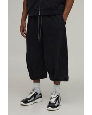 Heavyweight Pleated Washed Jersey Longline Jort