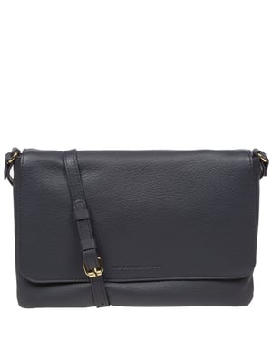 'Ruby' Navy Nappa Leather Cross Body Bag