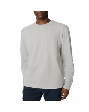 M&S Mens Long Sleeve T Shirt Pure Soft Cotton Crew Neck Oversized Fit Winter Tee