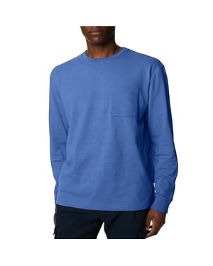 M&S Mens Long Sleeve T Shirt Pure Soft Cotton Crew Neck Oversized Fit Winter Tee