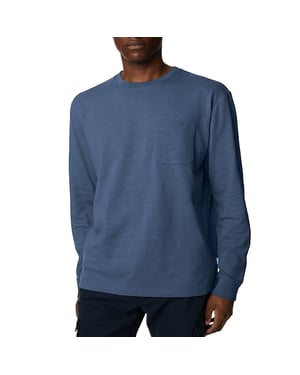 M&S Mens Long Sleeve T Shirt Pure Soft Cotton Crew Neck Oversized Fit Winter Tee