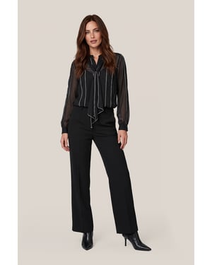 Ava Blouse Zwart