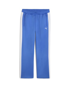 Men's Puma Always On Relaxed Woven Tracksuit Joggers in Mountain Blue