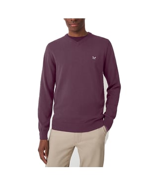 Crew Clothing Mens Jumper V Neck Long Sleeve Regular Fit Lightweight Knit Sweat
