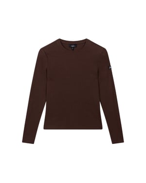 Alix The Label Ladies knitted rib longsleeve t-shirt longsleeves 2608870945