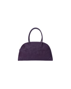 Alix The Label Ladies woven faux leather bowling bag 2608088963