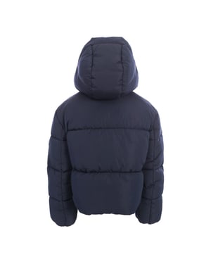 Looxs Revolution Bomber hooded winterjas navy voor meisjes in de kleur