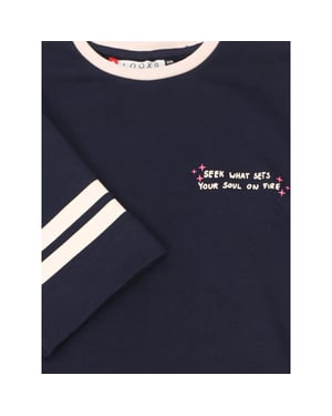 Looxs Revolution Jurk sweat jersey voor meisjes in de kleur