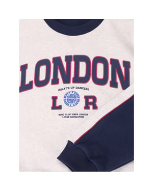Looxs Revolution Sweater colorblock london voor meisjes in de kleur
