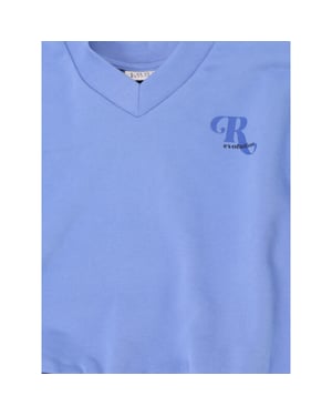 Looxs Revolution Sweater v-hals ice blue voor meisjes in de kleur