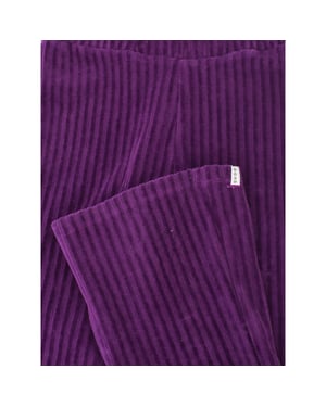 Looxs Revolution Flared corduroy broek aubergine voor meisjes in de kleur