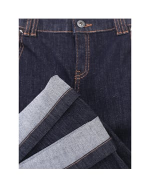 Looxs Revolution Dark denim straight slim fit voor meisjes in de kleur