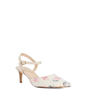 Dune Ladies Cultivated - Floral Open Court Shoes