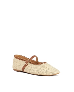 Dune Ladies Haloha - Rainbow Raffia Mary-Janes