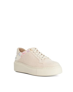 Dune Ladies Evienne - Leather Lace-Up Chunky Trainers