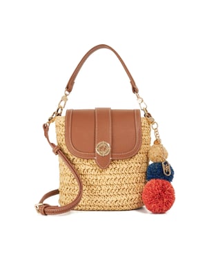 Dune Accessories Dimple - Raffia Crossbody Bag