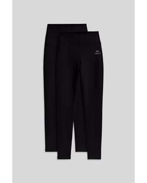 Hoge taille katoen-lycra jersey leggings