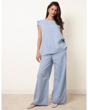 Two Piece Gingham Set