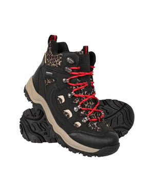'Adventurer' Women's Printed Waterproof Boots EVA Footbed Outdoors Hiking Trekking Shoes