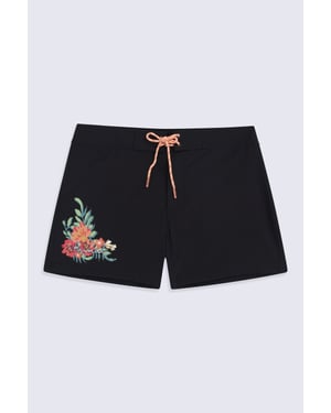 'Auora' Women's Mini Boardshorts Quick Dry Swimming Trunks Rust