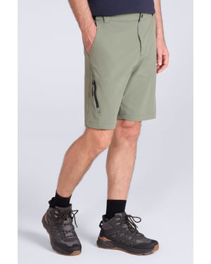 'Wander' Men's Packaway Shorts Quick Drying UV50 Protection Travel Short Pants Olive