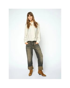 Mos Mosh 180950 850 mosmosh mmrachel kyoto jeans grey