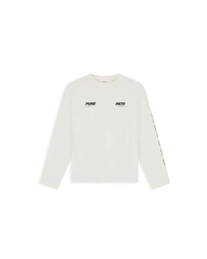 Pure Path Pure longsleeve tee ecru