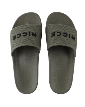 Nicce Visor Mens Khaki Sliders