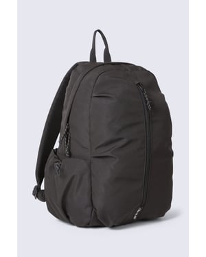 Unisex Front Zip Backpack with Multiple Pockets Travelling Bag Black